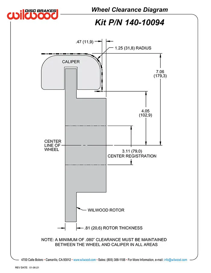 1963 - 1987 Chevrolet, GMC Forged Dynalite Rear Parking Brake Kit - 140-10094 product image
