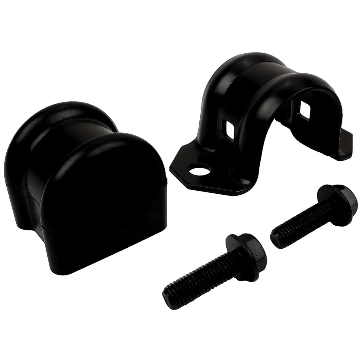 Sway Bar Bushing Bracket Kit; Front; Incl. Sway Bar Bushing Bracket/Sway Bar Bushing/ 2 Sway Bar Bushing Bracket Mounting Bolts; product image