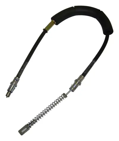 Crown Automotive Jeep Replacement RT Off-Road - Metal Black Parking Brake Cable