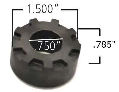 Ridetech Ridetech 70010826 Delrin control arm bushing, 1.5 Large OD,.750 ID, .785 OAL