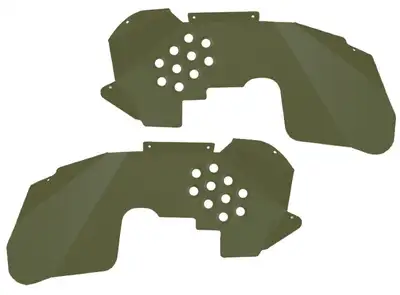 Steinjager Fenders 2007-2018 Inner Front Locas Green