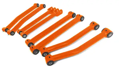 Steinjager Steinjäger Suspensions Wrangler JK 2007-2018 Control Arms 2.5-4.0 Inch Lift Fluorescent Orange