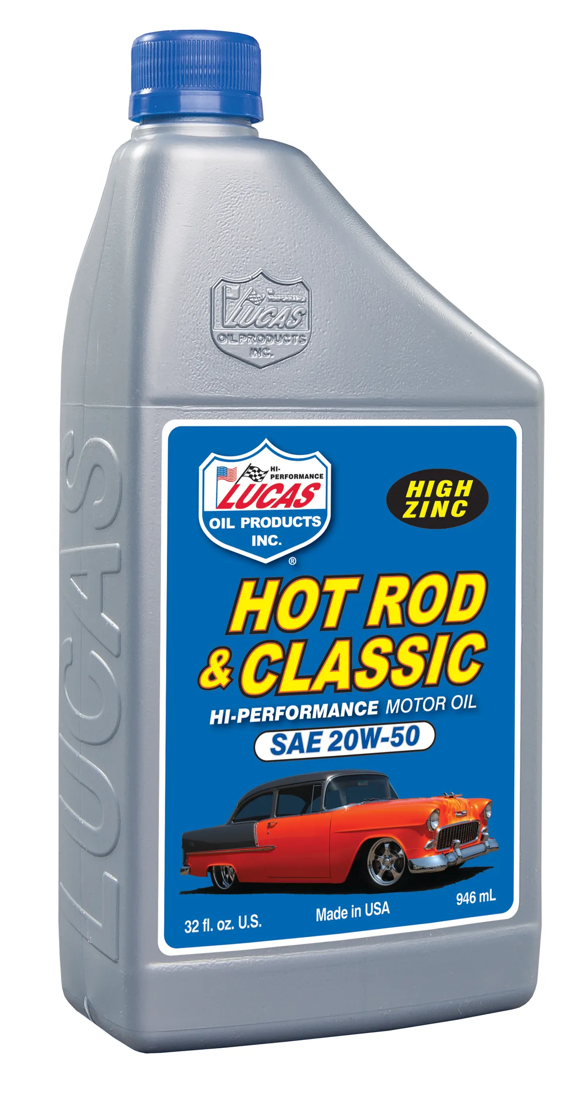 Lucas Oil Products 10689 Hot Rod & Classic Car HP Motor Oil SAE 20W-50 product image