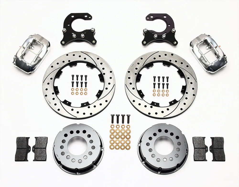 Wilwood FDLI PS Rear Kit Drilled Red Big Ford 2.54in Offset product image