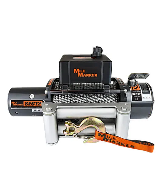 Sec12 (Es) 12v Winch 4.8 HP Series Wound Motor With Standard Electronics product image