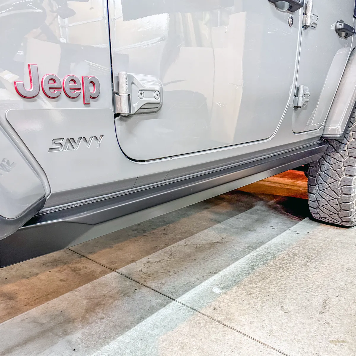 Savvy Off-Road 18c Wrangler Rocker Trim Kit Raw