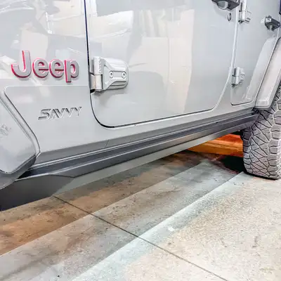 Savvy Off-Road 18c Wrangler Rocker Trim Kit Raw