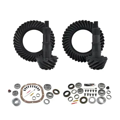 Yukon Gear and Axle Re-Gear & Installation Kit Ford 8.8 Inch Various F150 4.88 Ratio Fr&Rr 09-'14 Ford F150 W/8.8 Rear (3.544 Inch Bearing Od) 4.88 Complete Gear Package F/R R&Ps & Master Kits Yukon Gear