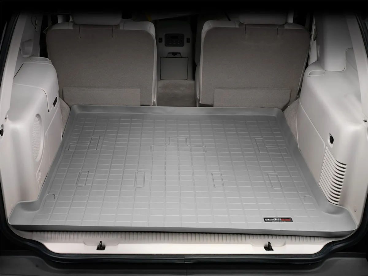 Weathertech 2002 - 2006 Cadillac Escalade Grey Cargo Liners / 2000 - 2006 Chevrolet Tahoe Grey Cargo Liners / 2000 - 2006 GMC Yukon Grey Cargo Liners