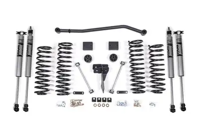 Zone Offroad 12-18 Jeep Wrangler JK 2 Door 4 Inch Coil Spring Lift Kit With Nitro Shocks Zone Offroad