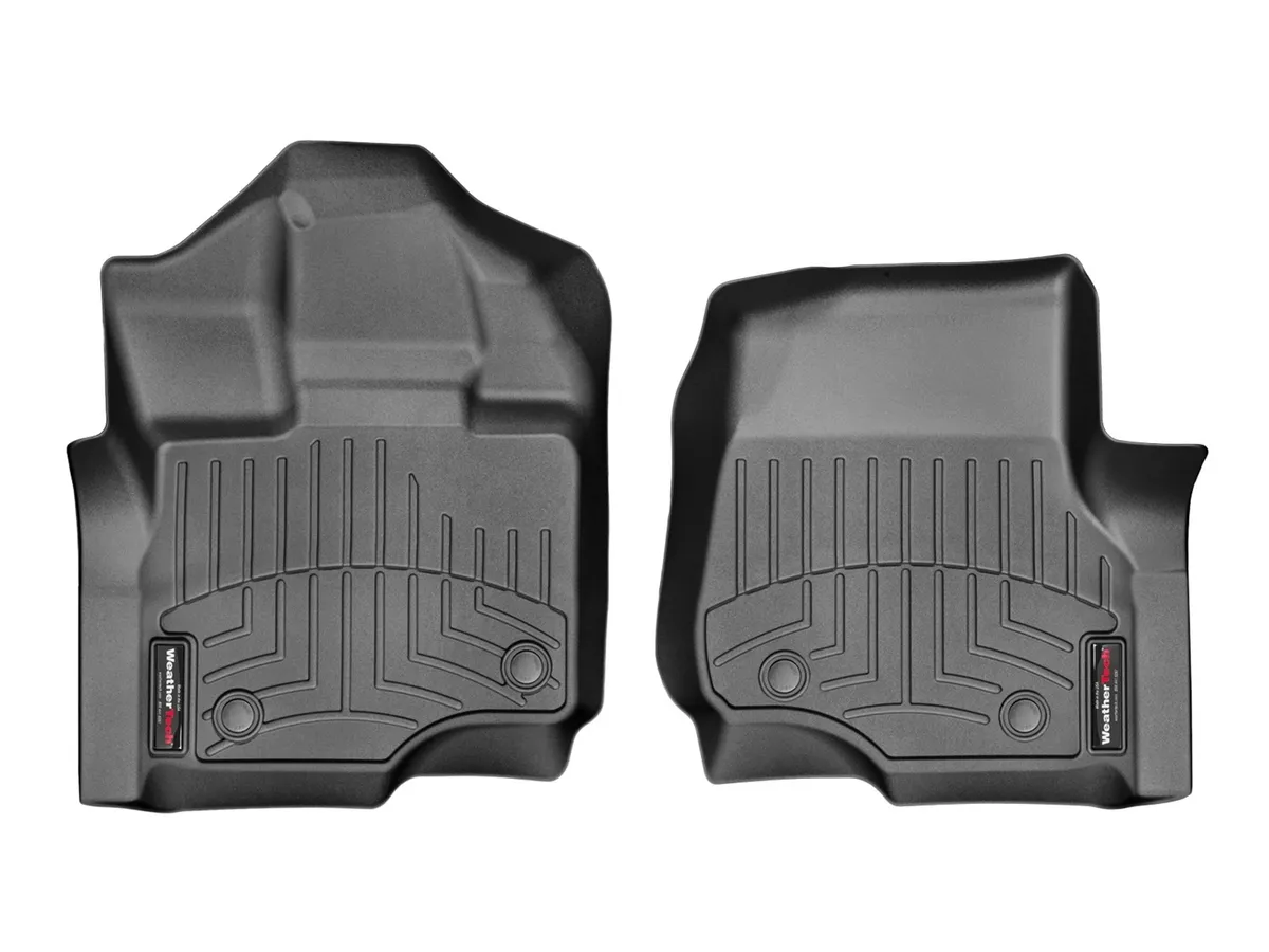 BlackFrontFloorLinerVinylFloorsFordF-1502015SuperCrewandSuperCabFitsVehicleswithVinylFloors product image