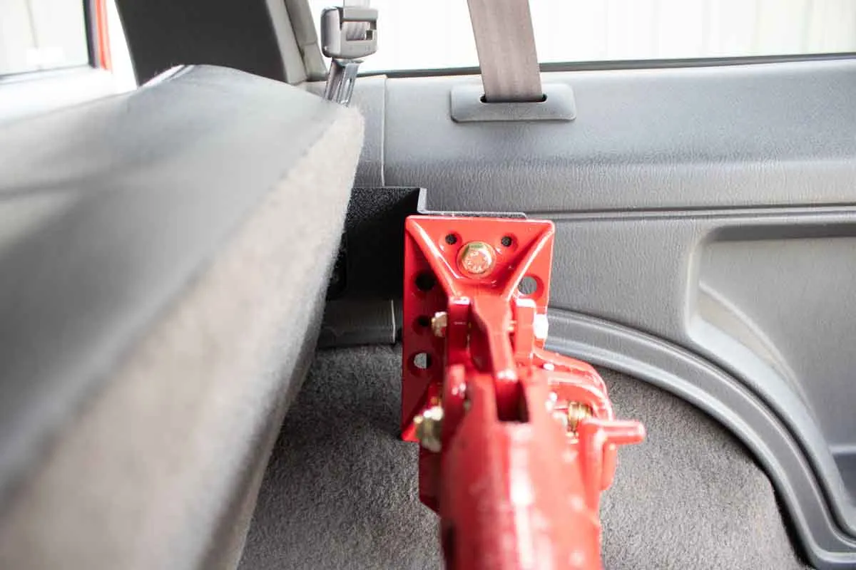 Fishbone Offroad Rear Seat Hi-Lift Jack Mount for 1984-2001 Jeep Cherokee FB25314 product image