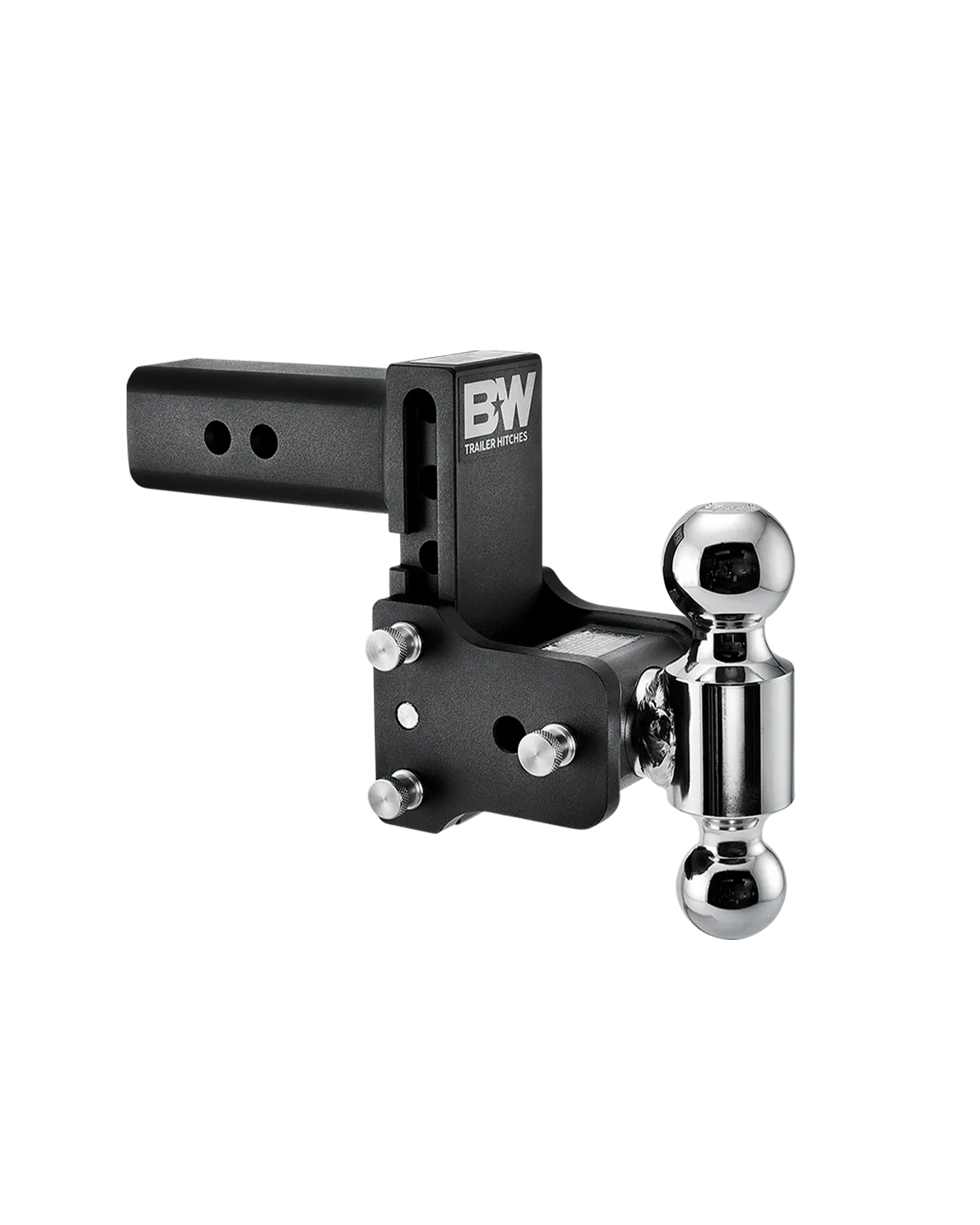 B&W Trailer Hitches Tow and Stow 2 1 2 INCH 2in x 2 5 16in Dual Ball 5in Drop 5 1 2in Rise