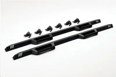 N-Fab 0718 Wrangler 2DR Textured Black Full Length Step Bar