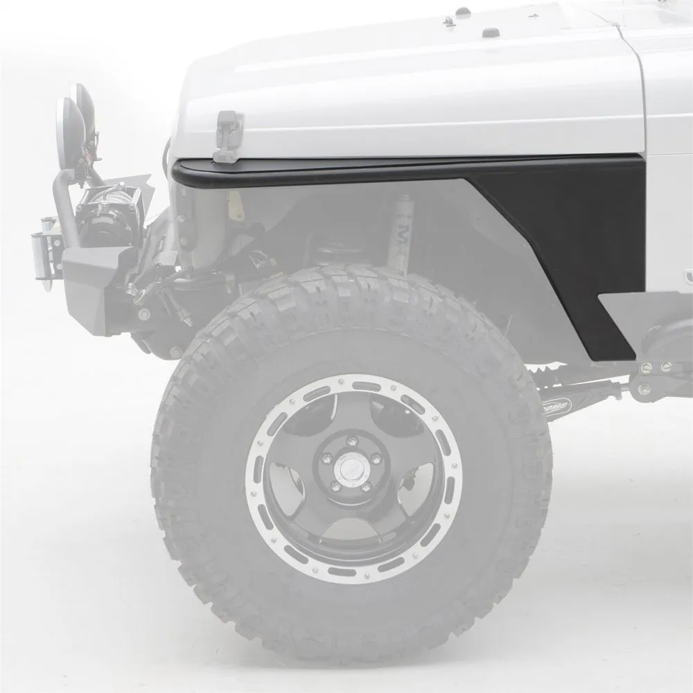 9706 Wrangler Tj/Lj 2DR Xrc Armor Front Tube Fenders; Black Textured product image