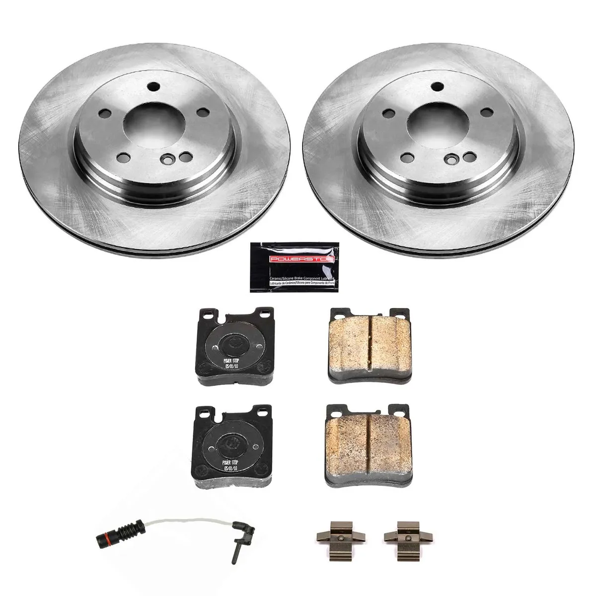 Z17 Direct Replacement Kit: Rotors; Ceramic Pads W/Hardware; Pad Sensors product image