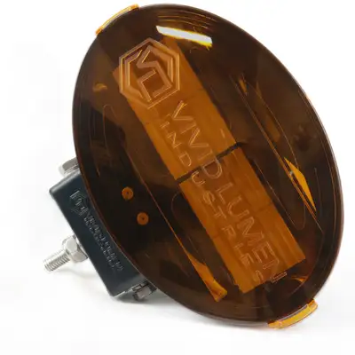 Vivid Lumen Industries Arctic Northern Light 7 Inch x 5 Inch Oval Cover Amber Vivid Lumen