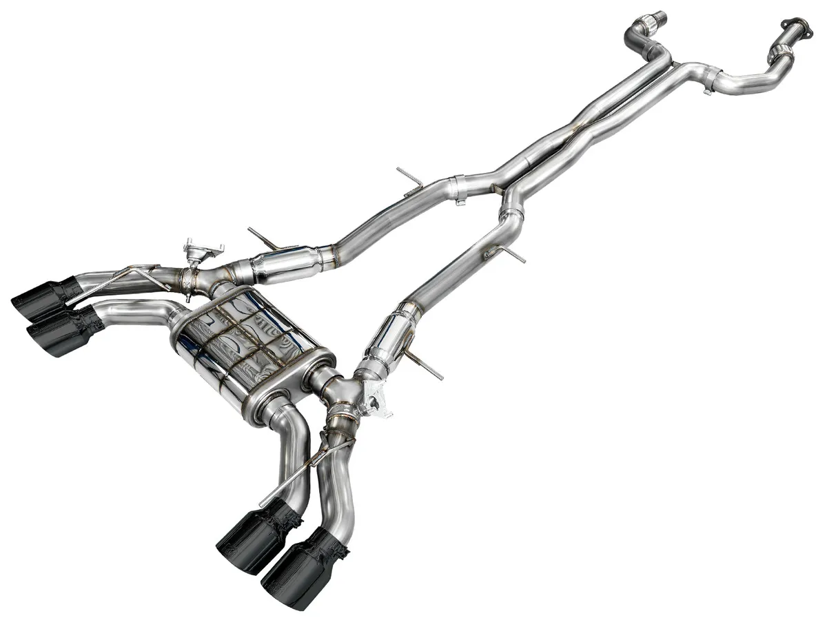 AWE SwitchPath Exhaust for Cadillac CT4-V Blackwing - Chrome Silver Tips - 3025-42436 product image