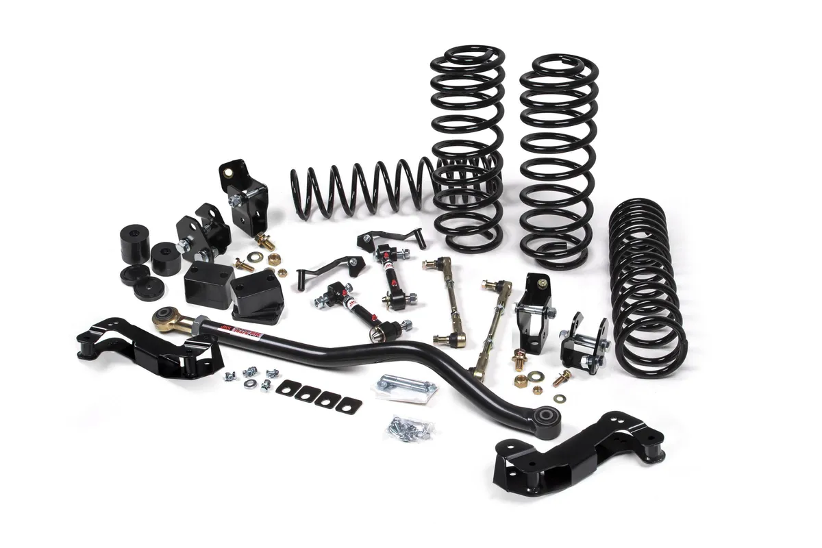 2018-2024 Jeep Wrangler JL J-Kontrol 2.5 Inch Lift Kit 4 Door w/Shock Extension Brackets Standard Rate Coils JSPEC product image