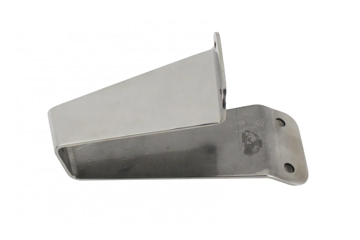 Jeep CJ/YJ Tailgate Tire Stop 76-95 CJ and Wrangler YJ Polished Silver Kentrol product image