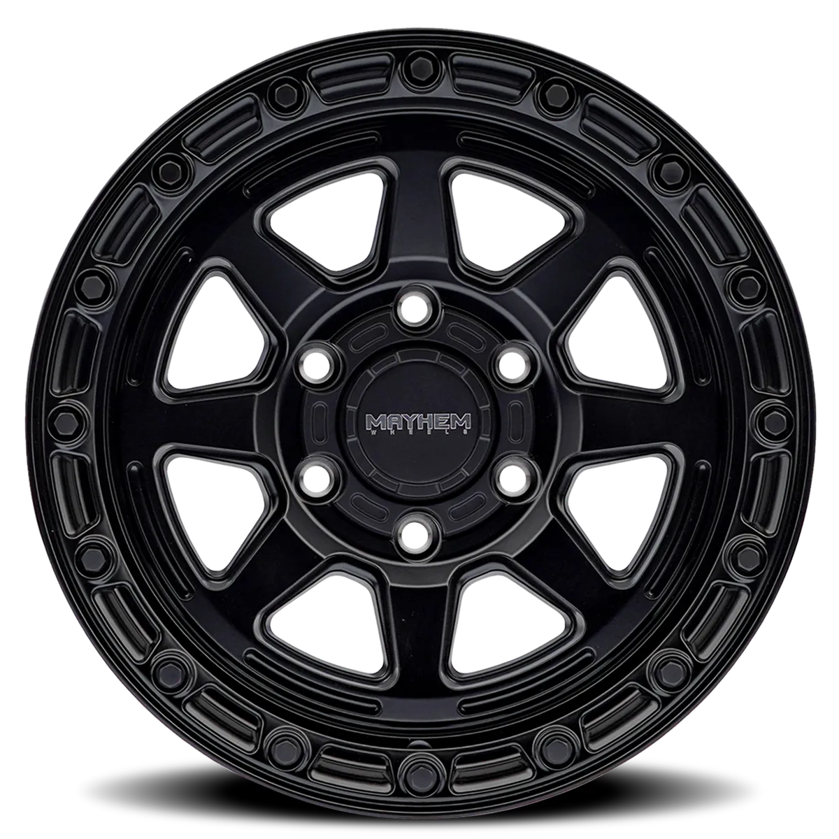 Mayhem Offroad Wheels Ridgeline 8306 MB 17x8.5 Black -6 Off Set 6 Lug 4.51 BSM 87.1 Bore Cast Aluminum product image