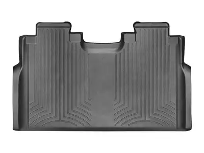 Weathertech Black Rear FloorLiner Ford F-150 2015 + SuperCrew; fits vehicle with 1s row bench seats