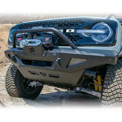 Turn Offroad 2021-2026 Ford Bronco Front Bumper Package | Bumper | Skid Plate | Winch Mount | Bull Bar