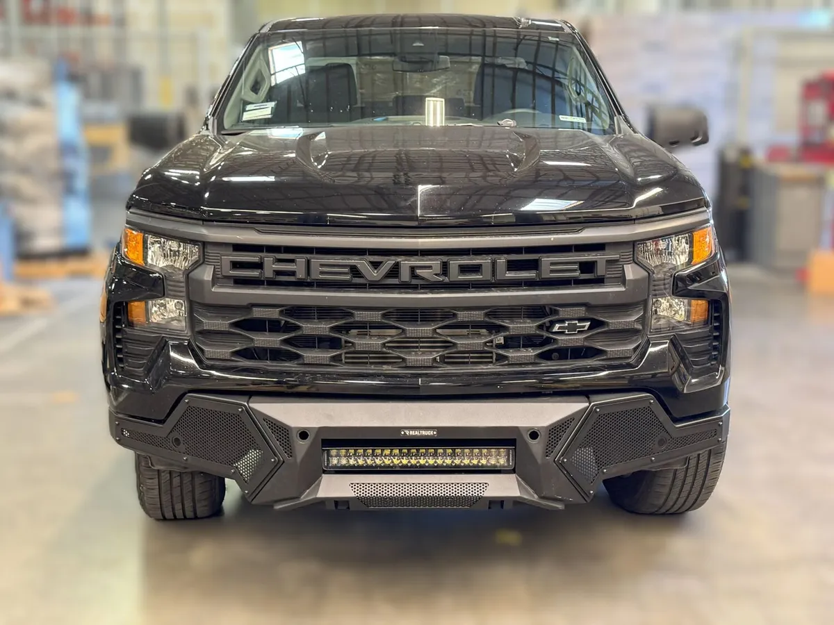 1922 Sierra 1500/22c Silverado 1500 Element Front Bumper W/Light Bar Mnt Textd Black product image