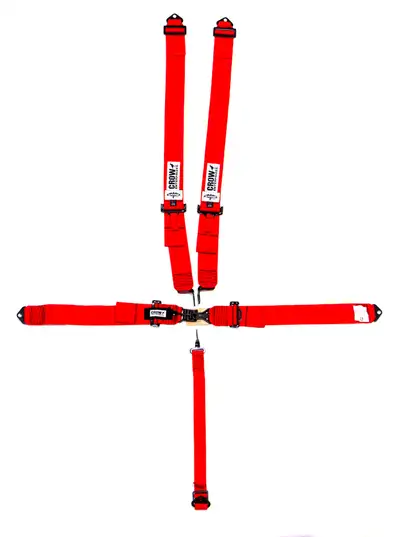 crow safety 5-Pt Harness Small Latch RD Bolt In Blk Hardware