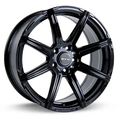 RTX Wheels Compass 15x6.5 5x100 38p C73.1 Gloss Black