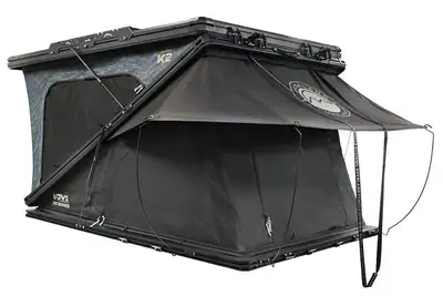 Overland Vehicle Systems Overland Vehicle Systems XD K2 Dual Action Clam Shell Roof Top Tent
