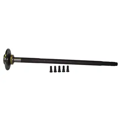 Crown Automotive Jeep Replacement 1992-2001 XJ Cherokee MJ Comanche;1993-1995 YJ Wrangler;1993-1996 ZJ Grand Cherokee w/ Drum Brakes;1997-2002 TJ Wrangler;w/ Dana 35; Left Axle Shaft; 29" Long 27 Spline; 4340 High Strength Alloy Steel; Includes (1) 44217 Tone Ring & (5) 83503053 Studs