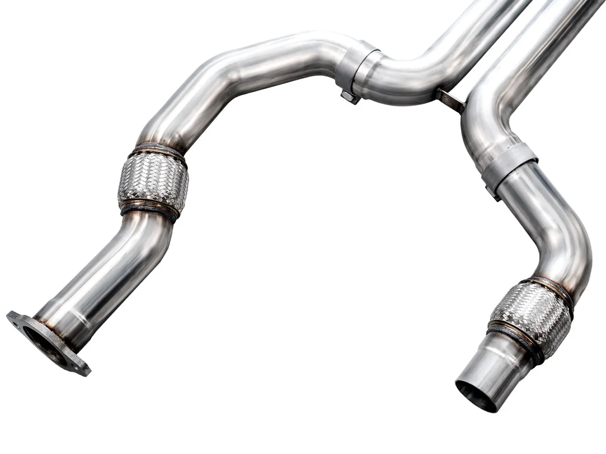 AWE SwitchPath Exhaust for Cadillac CT4-V Blackwing - Chrome Silver Tips - 3025-42436 product image