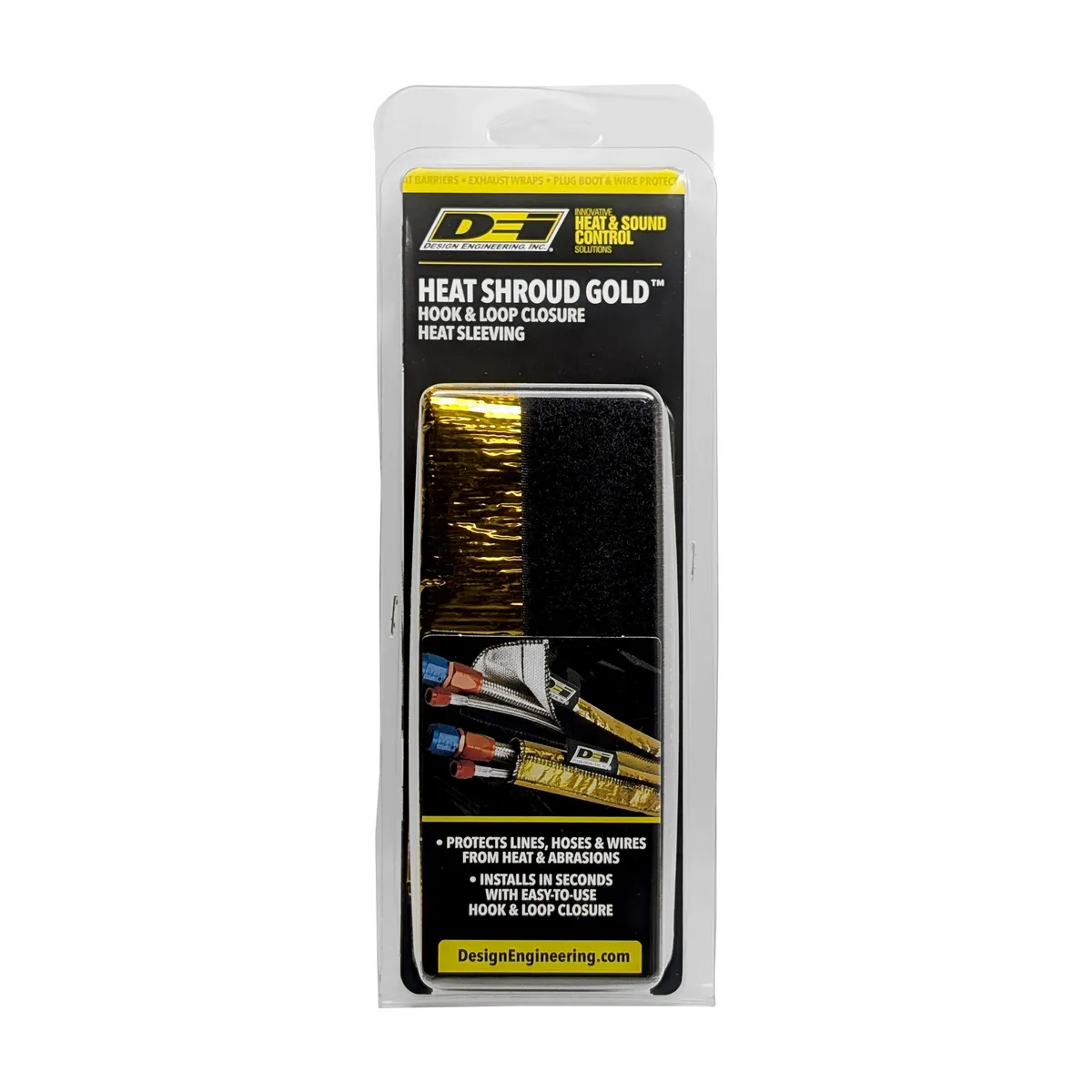 Dei Heat Shroud Gold 2 to 2-12 I.d. x 3ft - Gold product image