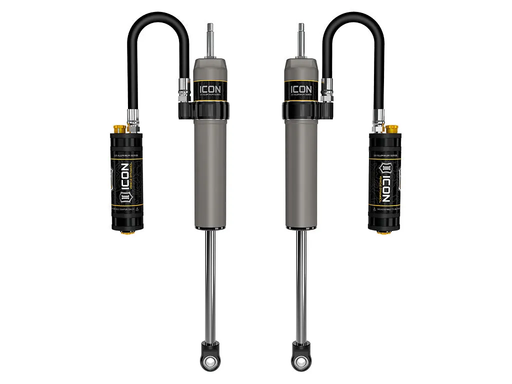 ICON Vehicle Dynamics ICON 1996-2002 Toyota 4Runner, 0-2" Lift, Rear, V.S. 2.5 Aluminum Series Shock Absorbers, Remote Reservoir w/ CDCV, Pair