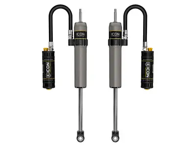 ICON Vehicle Dynamics ICON 1996-2002 Toyota 4Runner, 0-2" Lift, Rear, V.S. 2.5 Aluminum Series Shock Absorbers, Remote Reservoir w/ CDCV, Pair