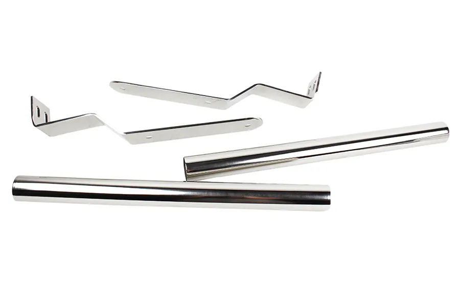 Jeep CJ/YJ Grill Guard 87-06 Wrangler TJ/YJ Polished Silver Kentrol product image