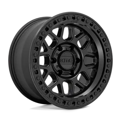 KMC Wheels Grs 17x9 6x5.5 00mm Satin Black