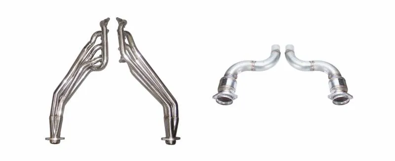 2018-2023 Mustang Long Tube Header Kit With Catalytic Converters 304 Stainless Pypes Performance Exhaust product image