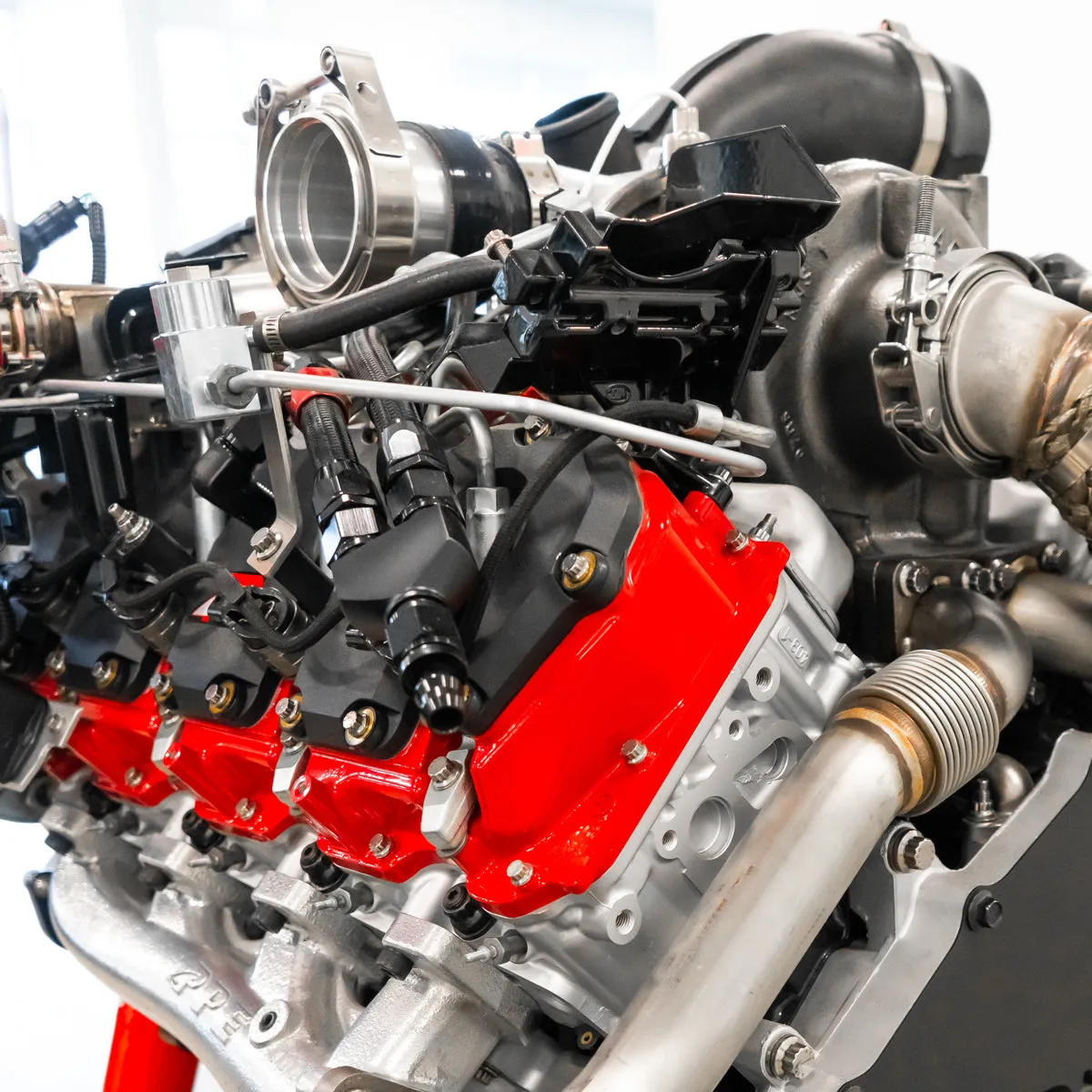 Pacific Performance Engineering Valve Cover Kit Blue w/ Pillars 2004.5-2010 GM 6.6L Duramax PPE Diesel