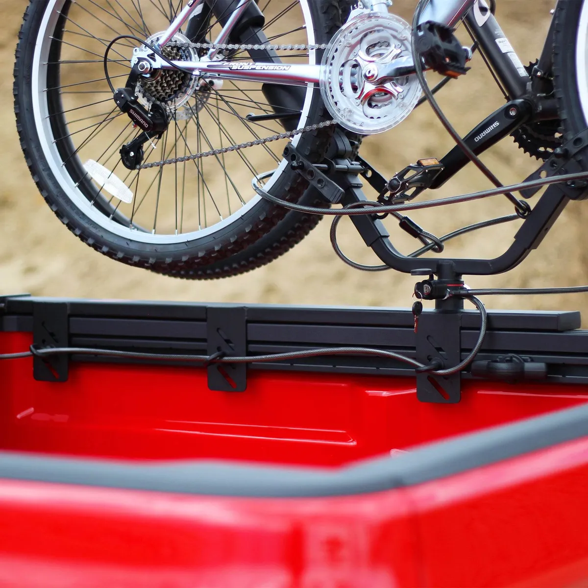 Half Nelson Channel 2-Bike Truck Bed Mount V-Rack product image