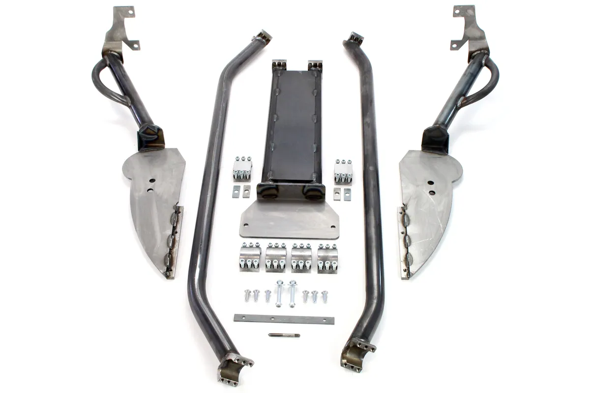 Rock Hard 4X4 Rock Hard 4x4 Front Bolt-In Ultimate Sports Cage - Bare - JK 2007-10