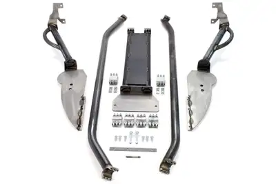 Rock Hard 4X4 Rock Hard 4x4 Front Bolt-In Ultimate Sports Cage - Bare - JK 2007-10