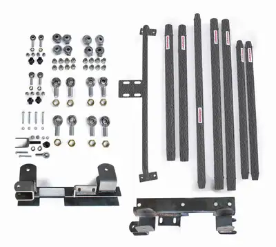 Steinjager Steinjäger Suspensions Wrangler TJ 1997-2002 Long Arm Travel Kit Chrome Moly Tubing, Automatic Transmission Texturized Black