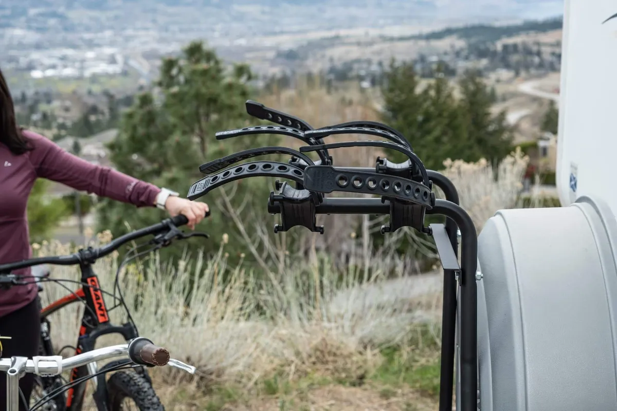Around The Spare Deluxe 2 Bike Rack For rv Bumpers product image