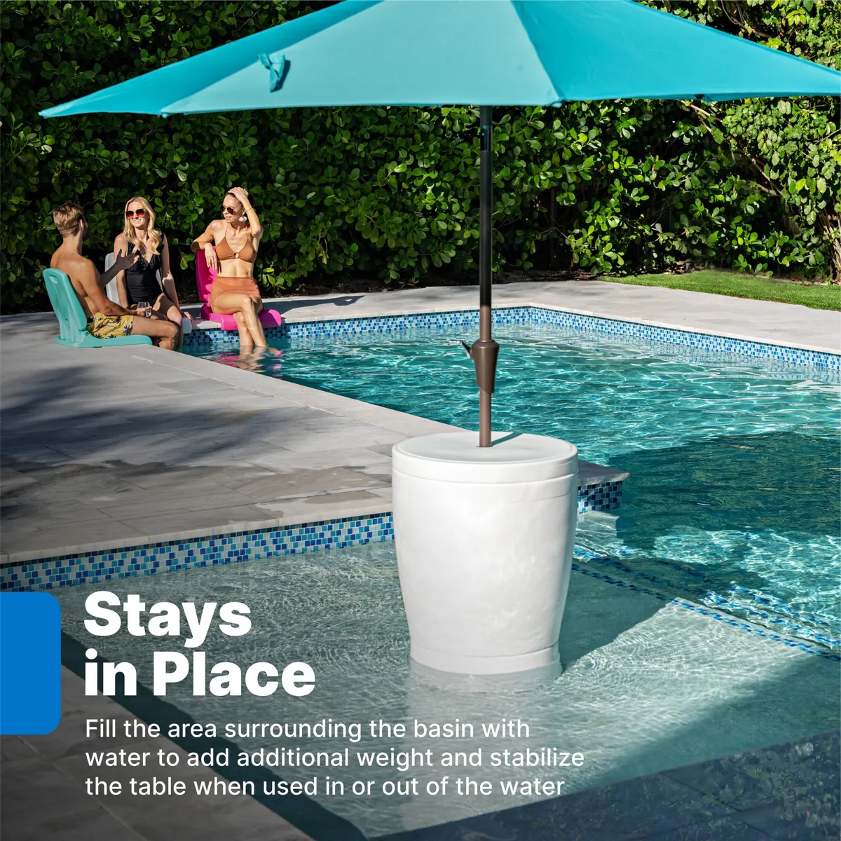 Vero In-Pool Shade Table™ with Storage product image