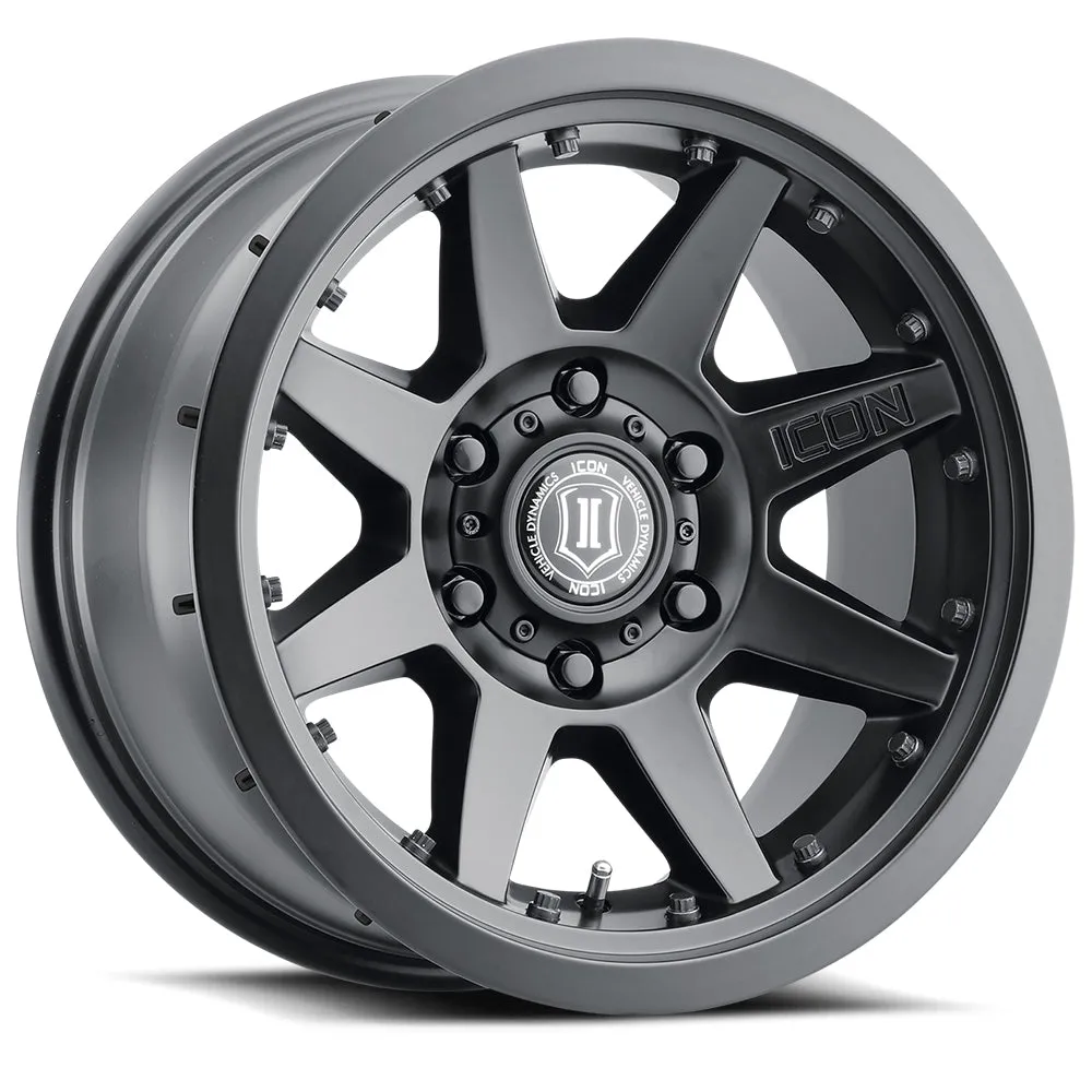 17 Rebound Pro Wheels Size 17x8.5 Finish Sat Black Bolt Pattern 6 x 135 Backspace 5 Offset 6mm product image