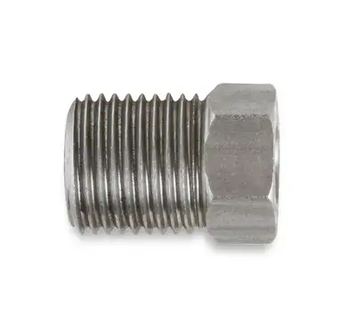 Synergy Manufacturing Earl's Hardline Tube Nut Stainless Steel - 7/16"-24 Inverted Flare for 3/16" Tubing - Package of 5 pieces