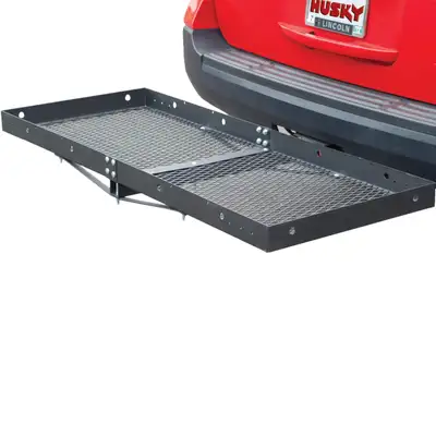 Husky Towing Husky Towing 81148 Mounts In 2 Receiver 500 LB Cap 60 x 23-1/2 x 3 Mesh Non-Folding