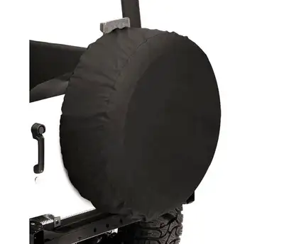 Bestop Spare Tire Covers Size 32 Inch x 12 Inch Premium Fabric Black Diamond Bestop